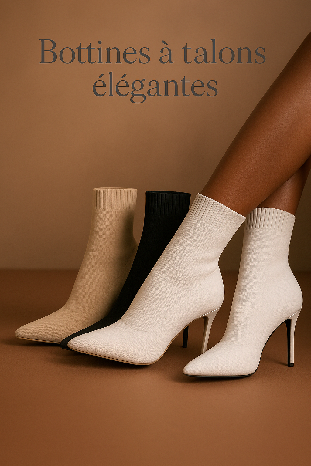 Bottines à talons élégantes