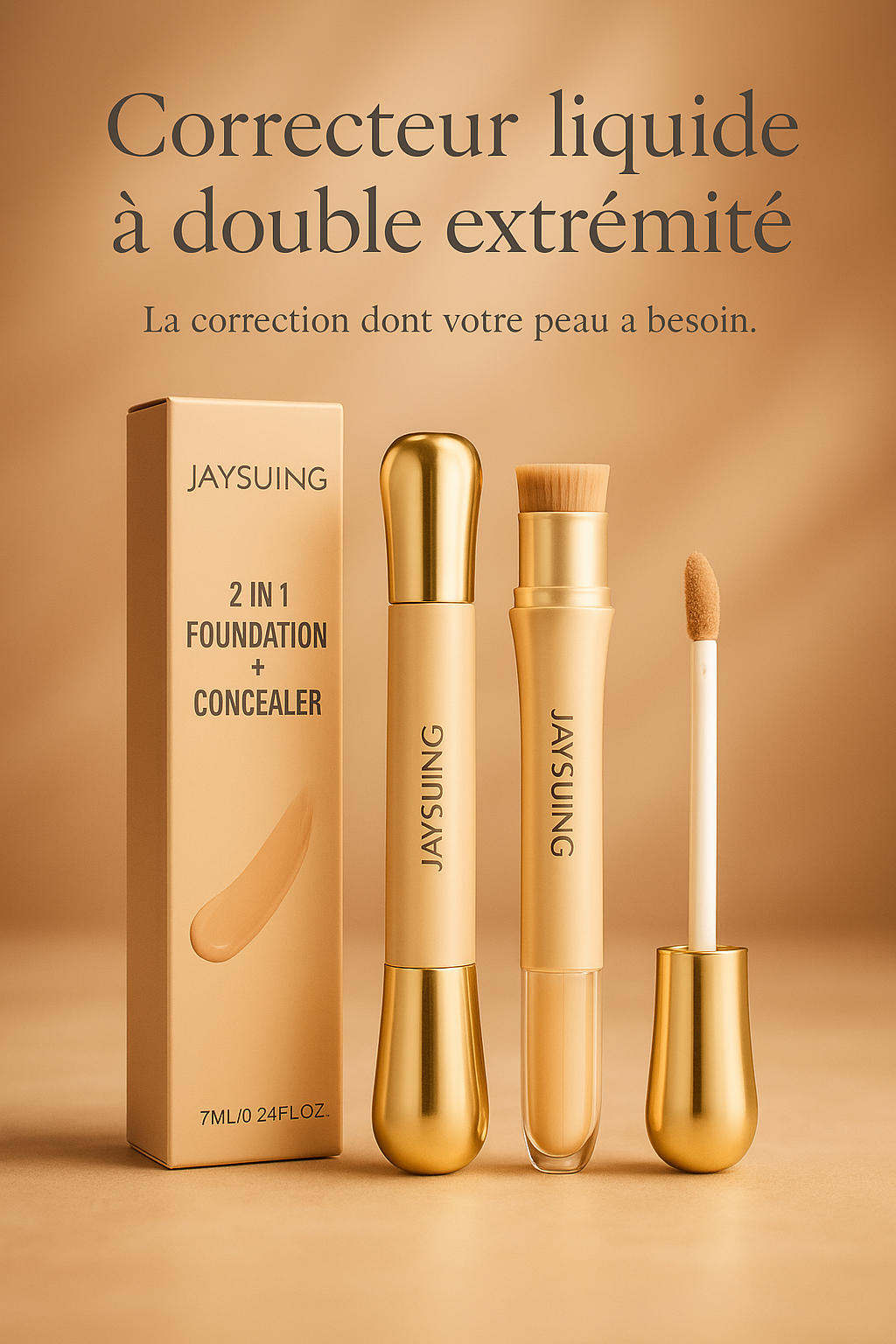 Correcteur liquide à double extrémité
