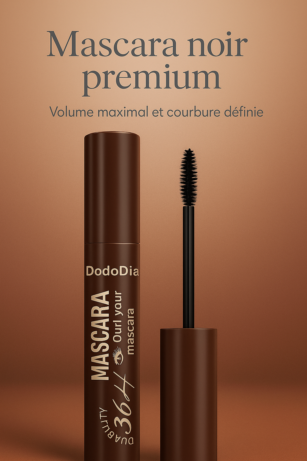 Mascara noir premium – Volume maximal et courbure définie