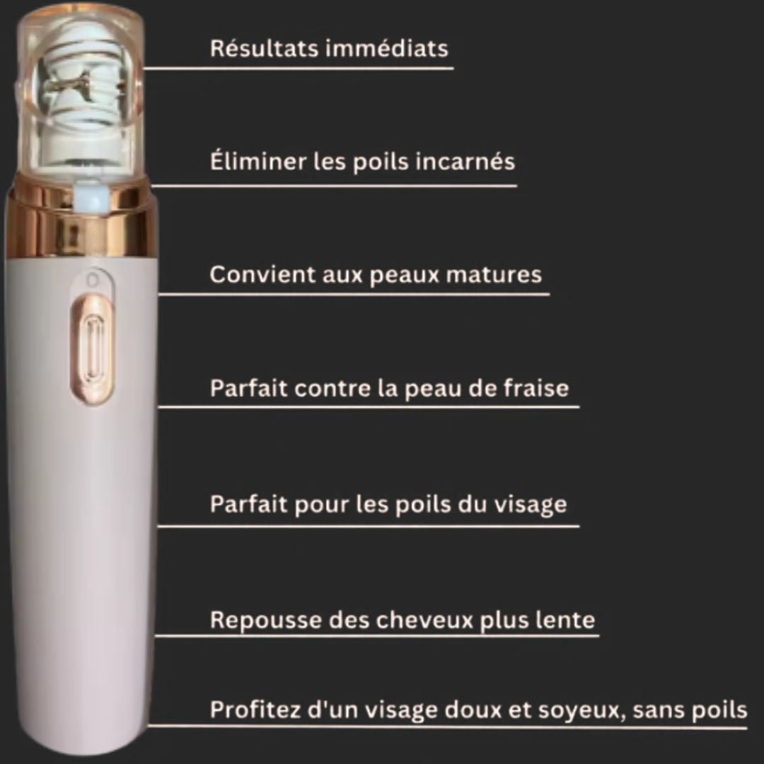 Épilateur facial, épilateur féminin sans douleur