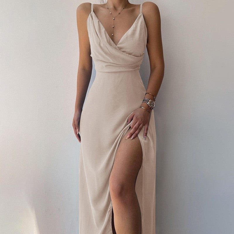 Robe élégante avec fente