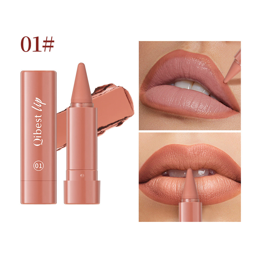 KIT Rouge à lèvres mat rétractable waterproof – Couleur intense et longue tenue