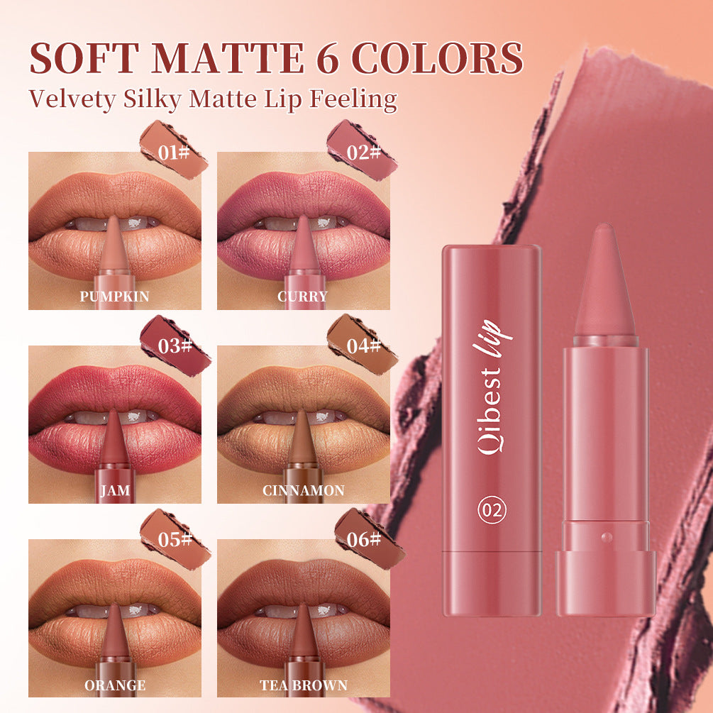 KIT Rouge à lèvres mat rétractable waterproof – Couleur intense et longue tenue