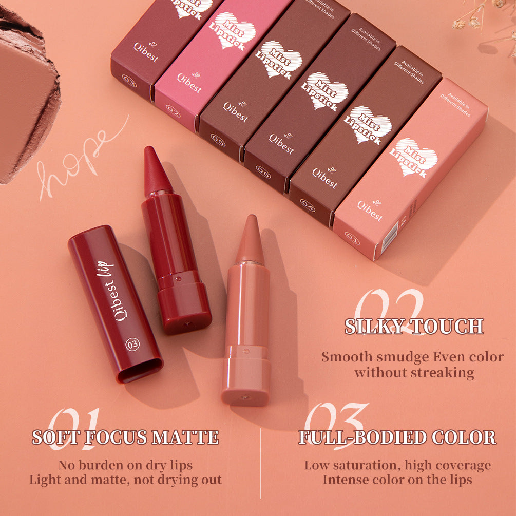 KIT Rouge à lèvres mat rétractable waterproof – Couleur intense et longue tenue