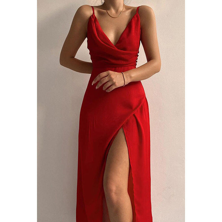 Robe élégante avec fente