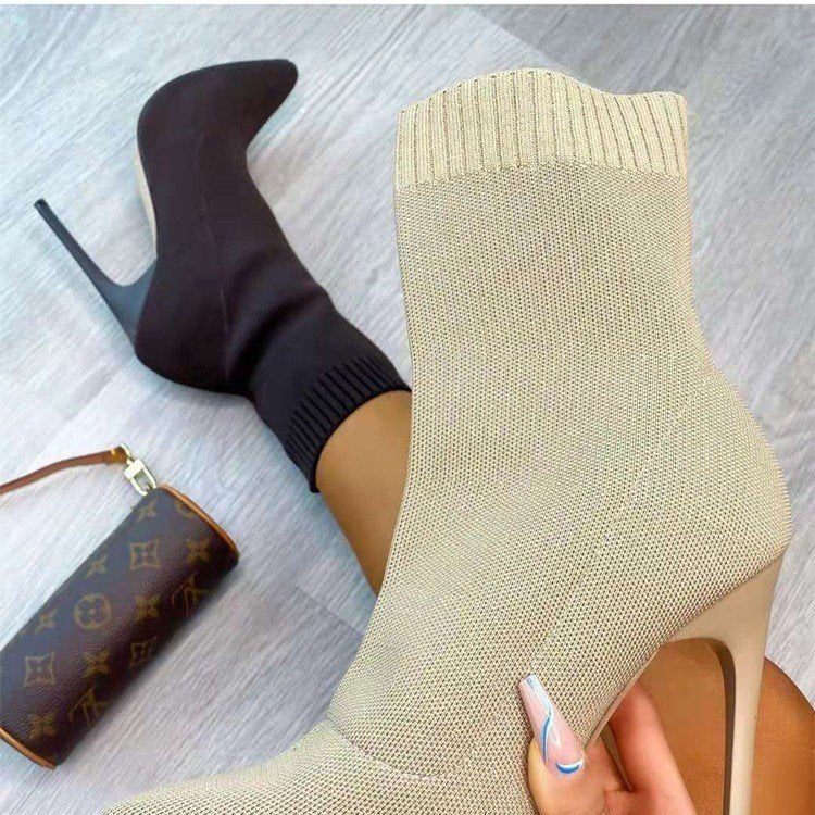Bottines à talons élégantes