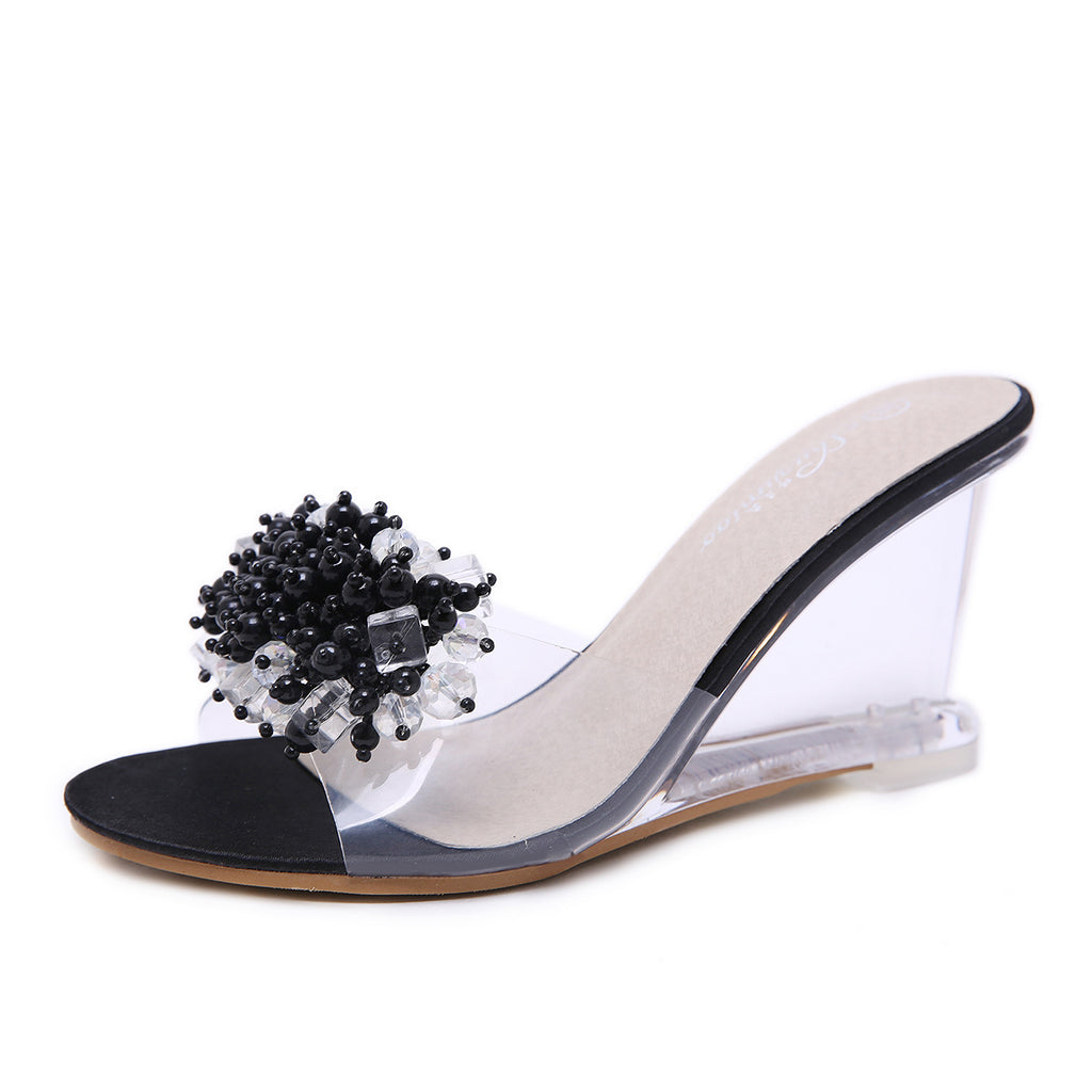 Sandales en cristal pour femmes