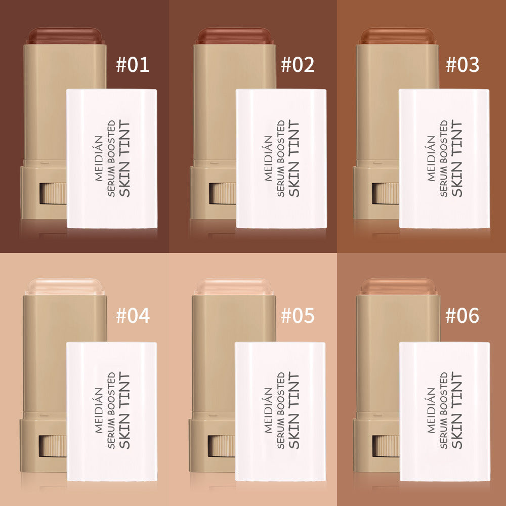 Sérum visage éclatant avec fini teinté léger et naturel